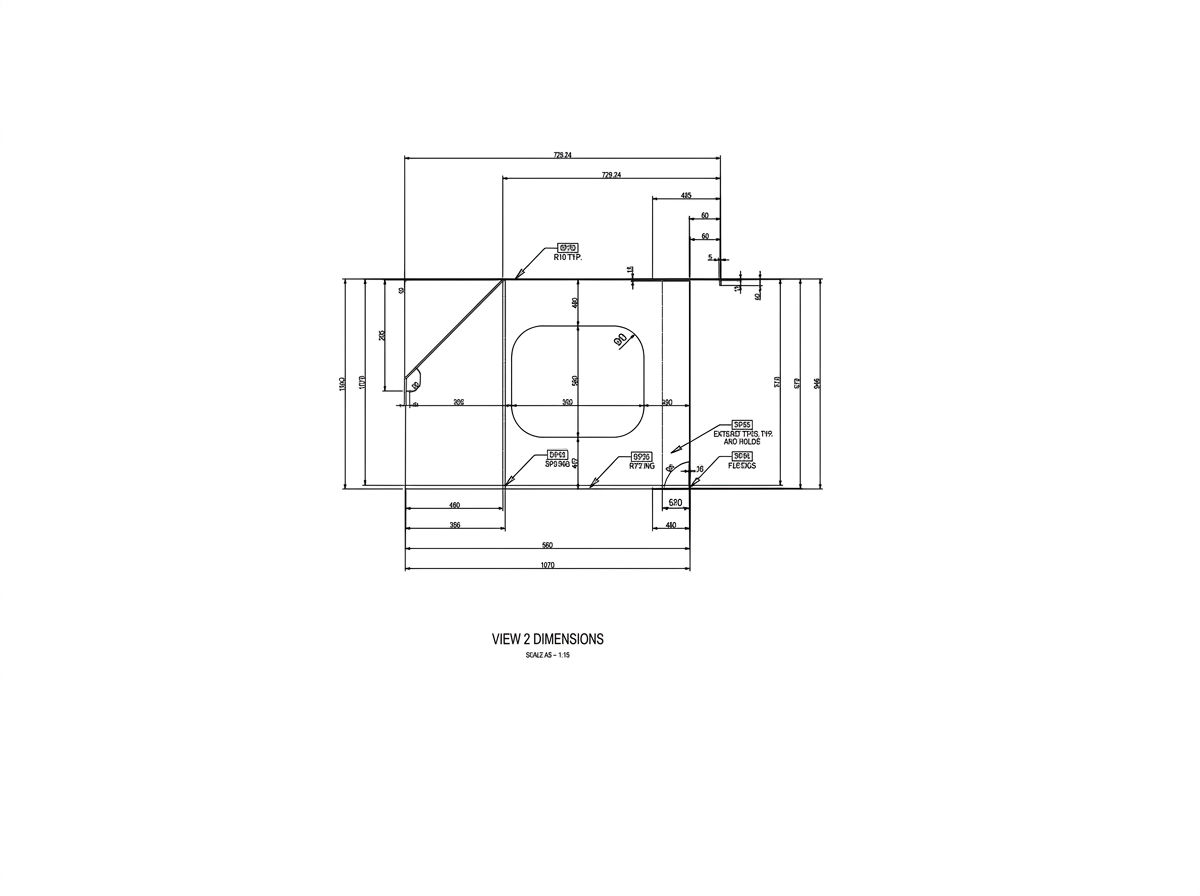Plate Dimension Drawing