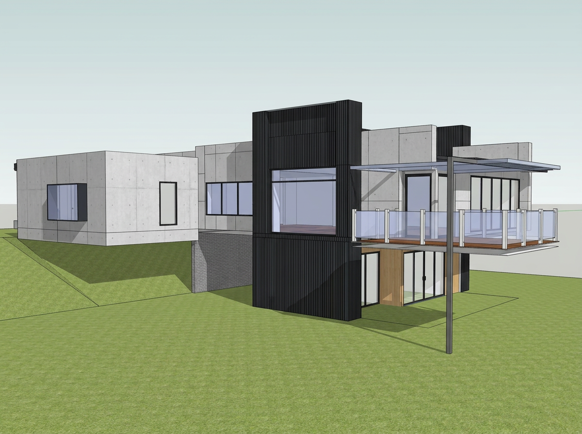 Concrete & Cladding Home
